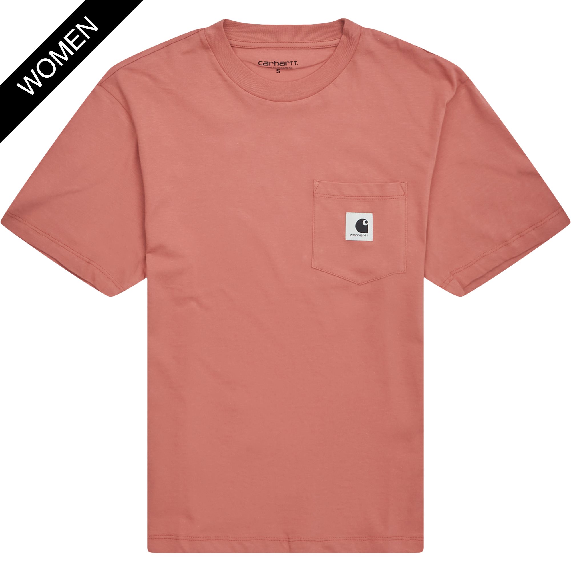 Carhartt WIP Women T-shirts W SS POCKET T-SHIRT I030793 Pink